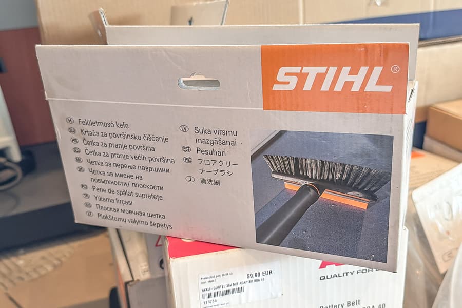 Flächenwaschbürst Stihl
